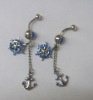 stainless steel body piercing, navel ring