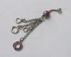 stainless steel body piercing, navel ring