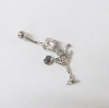 stainless steel body piercing, navel ring