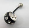 stainless steel navel ring