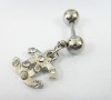 stainless steel navel ring