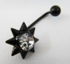 stainless steel navel ring