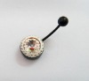 stainless steel navel ring