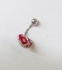 stainless steel body piercing, navel earring