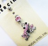 stainless steel body piercing, navel ring