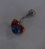 stainless steel body piercing, navel ring