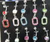 stainless steel body piercing, navel ring