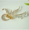 New hot sale individual magnetic noble alloy crystal banch bud brooch