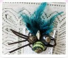 handmade wool corsage