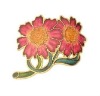 Wholesale Flower Cloisonne Breastpin
