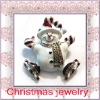 Wholesale hot selling festival christmas enamel snowmen brooch jewelry gift