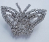 Wholesale fashion alloy butterfly brooches, rinestone brooch, costume jewelry
