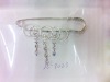 Wholesale alloy charm rhinestone costume brooch