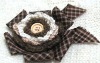 handmade wool corsage
