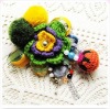 handmade wool corsage