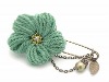 handmade wool corsage