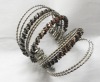 Wholesale iron charm alloy bangle