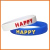 Wholesale embossed color nice wristband