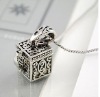 Wholesale Ancient Individuality Chain silver Chain Alloy Open Aviable jewel box Necklace New Stylish