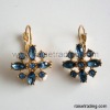 Wholesale Rhinestone earrings sexy with 14K real gold plating