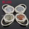 Wholesale crystal animal skin bag hook WL100