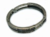 wholesale rubber stainless steel bangles