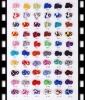 Wholesale fashion accessory 100% silk knot cufflinks
