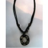 Wholesale Resin pendant Wax String Necklace