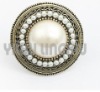 Wholesale popular rings/fashion rings/pearl rings