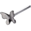 Wholesale 925 Silver 3D Butterfly Nose Ring Fishtail Stud 20G,nose jewelry,nose ring