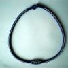 Wholesale Titanium Sport Silicone necklace and bracelet