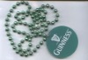 Wholesale Beaded Necklace with printed arycle pendant