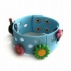 Wholesale Wide Charm Silicone bracelets