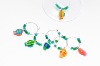 Wholesale Polyresin fish shape wine charm