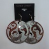 Wholesale fashion plastic earrings