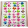 Wholesale flower plastic ring