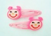 Wholesale Cheap double pvc hair clips for girl face shape