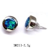 Wholesale Hawaii hot sale Silver Opal Earring DRE013 accept PayPal