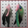Wholesale Fashion Peacock Feather Dangle Earrings