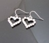 fashion jewellery,alloy earring,crystal earring,rhinestone earring