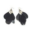 Customized feather charming earring jewelry