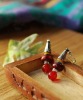 Wholesale Tibetan style pointed hat national earrings