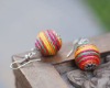 Wholesale Color ball national earrings