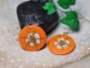 Wholesale Painted pattern national earrings