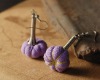 Wholesale Fabric pumpkin national earrings