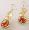 trendy murano glass earring