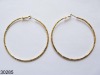 2010 hot selling 24k gold plating hoop earring