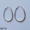 2011 oval fashion hoop earring
