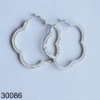 2011 new design flower design hoop earring