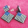 rhinestone pearl fashion earring